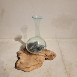 Melting flower vase　"bottle"